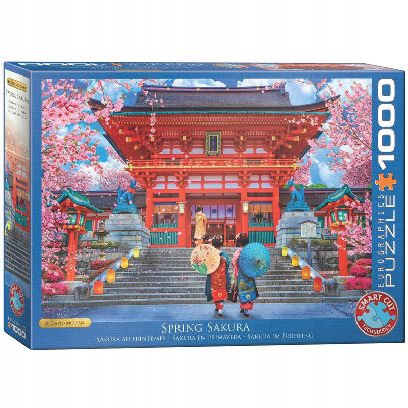 Eurographics – Frühlings-Sakura [Frühlings-Sakura] – Lars Stewart – 1000 Teile 68 x 48 cm (B x H) – Puzzle