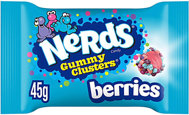 Nerds Gummibärchen-Cluster – 20 x 45 g – Vorteilspackung