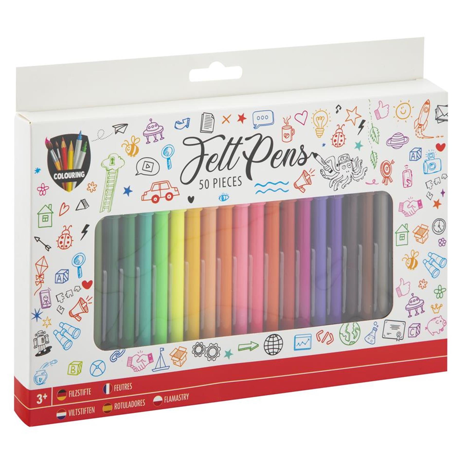 Grafix Filzstift-Set 50-teilig