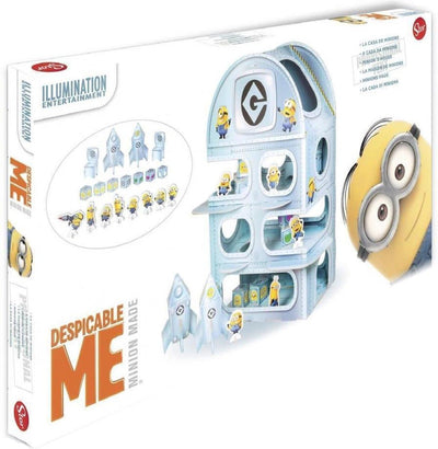 Bildgebäudepaket Minions House Build ein eigenes Spielhaus von schrecklichem Ikke