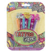 Creative Craft Group Tattoo Gelpennen Metallic mit Vorlage, 4st.