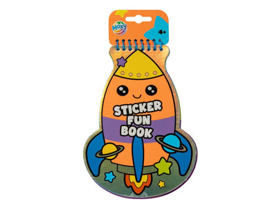 Moxy Sticker-Aktivitätsbuch neonholografisch 15 Seiten 16x21cm, 2 Stickerbögen