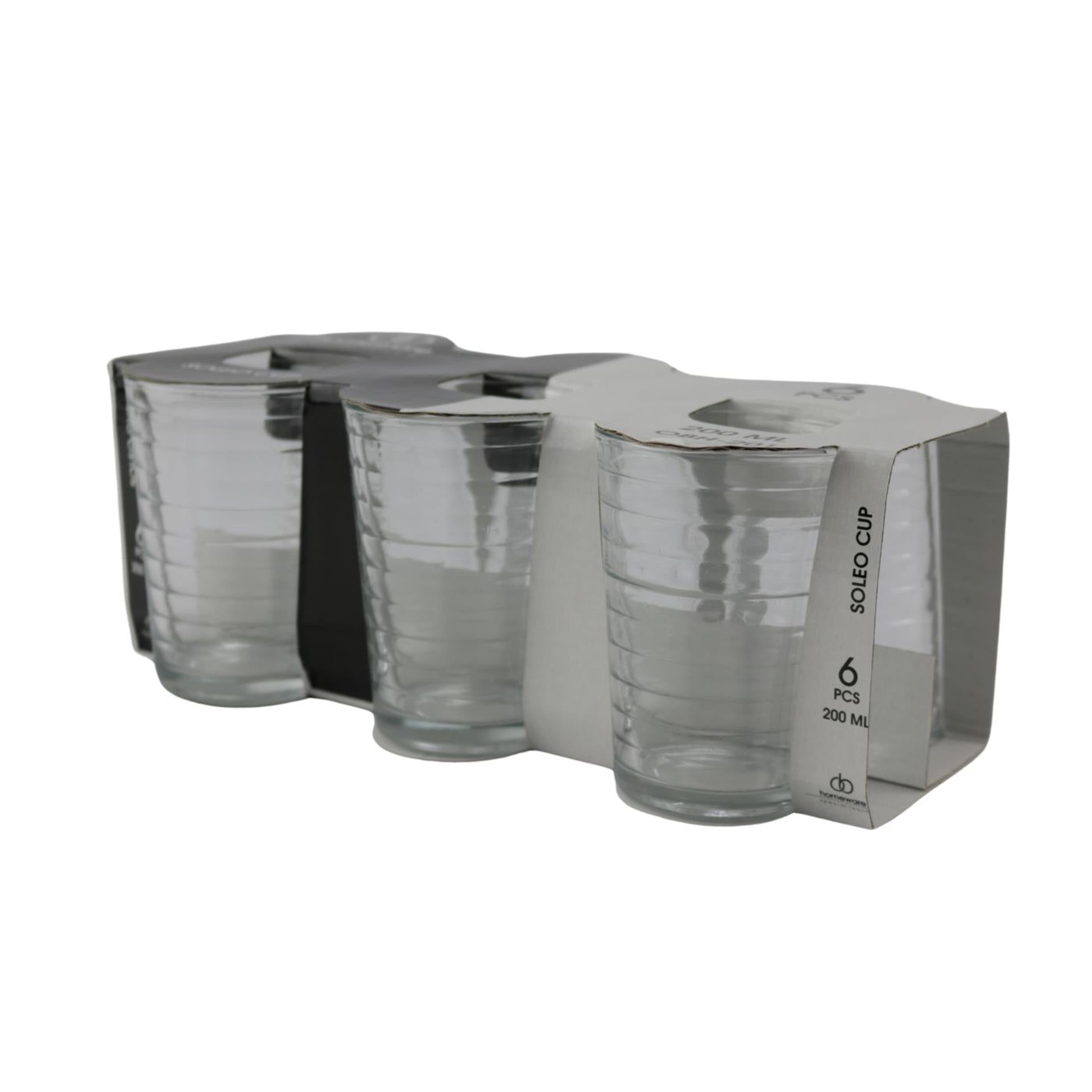 Glas Soleo 200ml 6er-Set