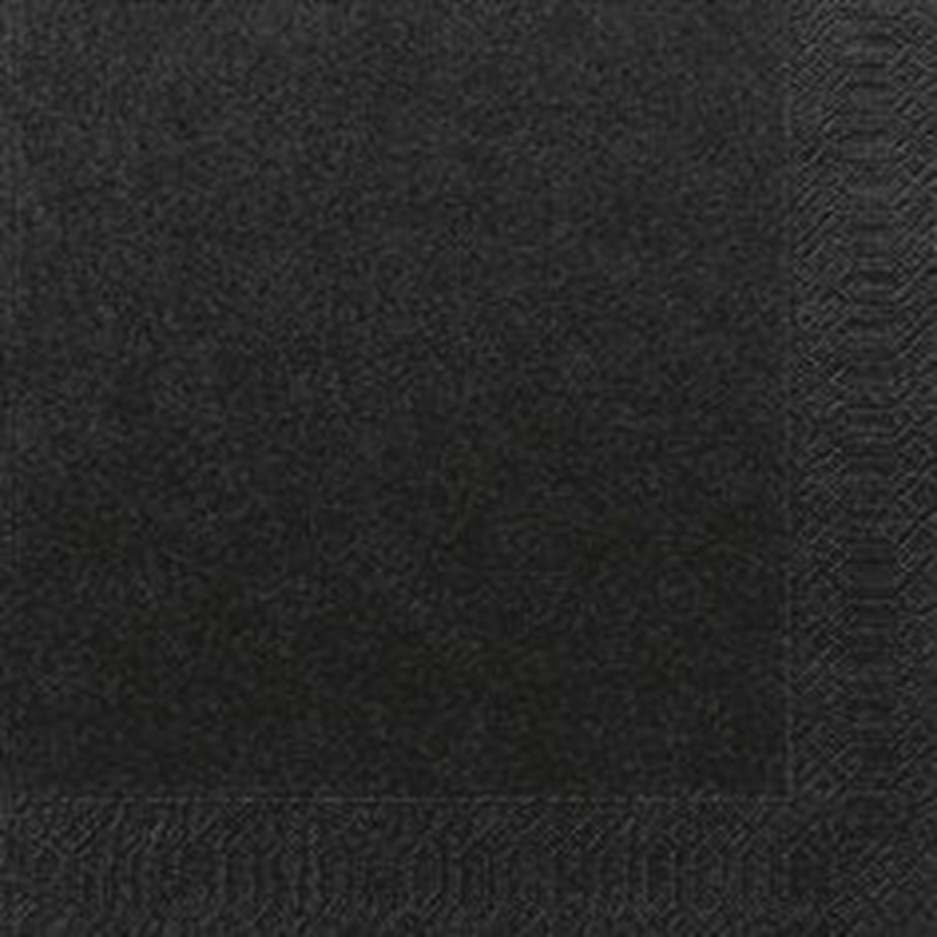 Duni Servietten schwarz 33x33cm Bio