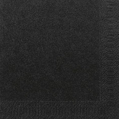 Duni Servietten schwarz 33x33cm Bio