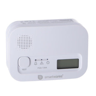 SmartWares FGA-13041 Kohlenmonoxid-Detektor 10 Jahre Sensor 3 Jahre Batterien