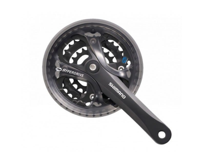 Shimano Cranket Acera 7 8-Gang. 48 38 28t, Kurbellänge 170 mm schwarz, 4mm BCD 104 64 mm, 4-Army