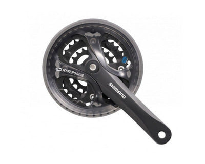 Shimano Cranket Acera 7 8-Gang. 48 38 28t, Kurbellänge 170 mm schwarz, 4mm BCD 104 64 mm, 4-Army