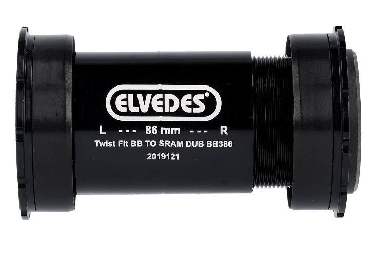Twist-Fit-Tretlager Elvedes für BB386 Shimano 46 x 86 mm