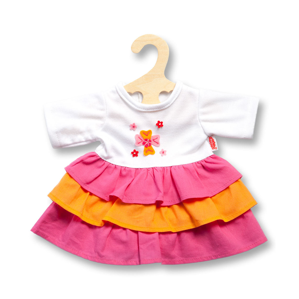 Puppenkleid Pinky, 28-35 cm
