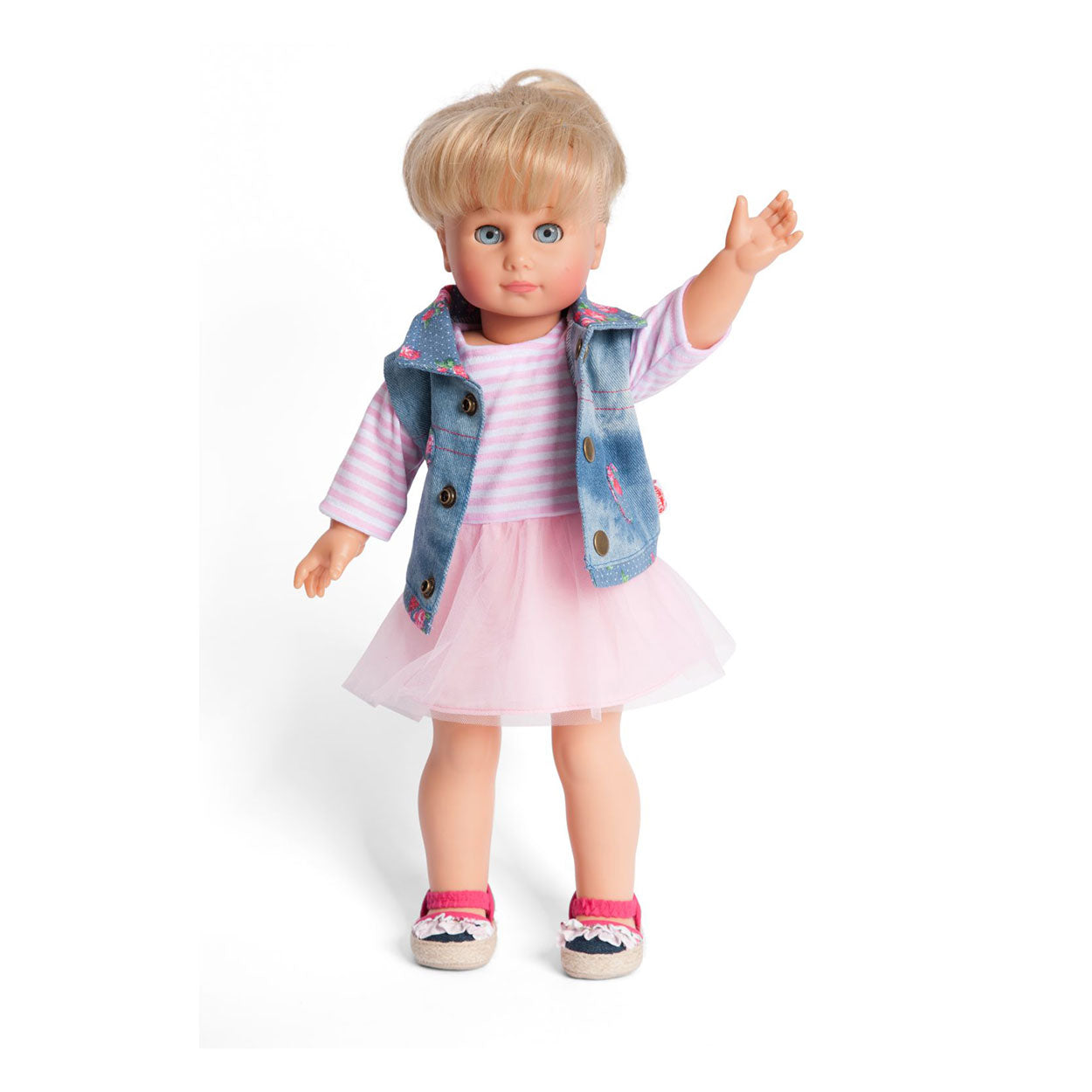 Puppenkleid mit Giletje, 28-35 cm