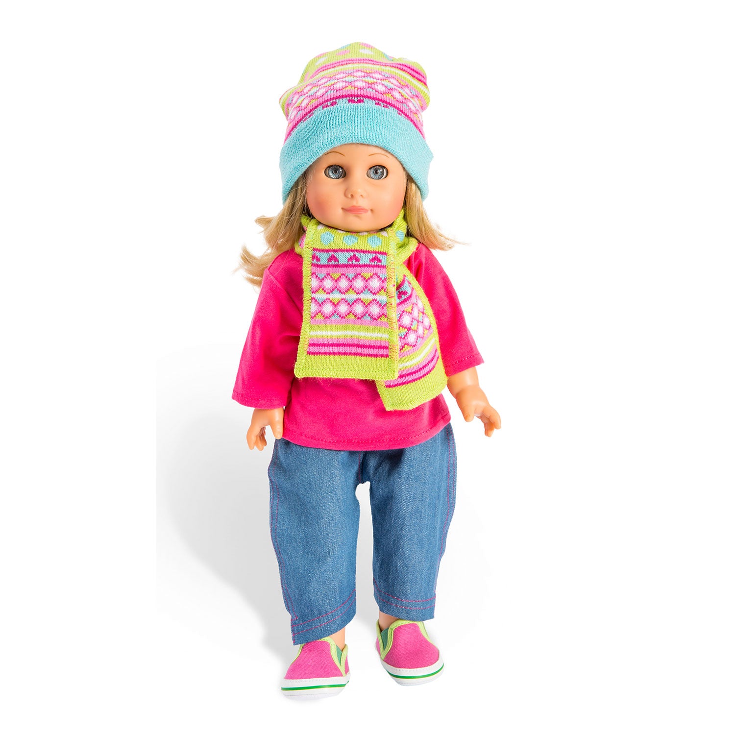 Heless Dolls Hut und Schal, 28-35 cm