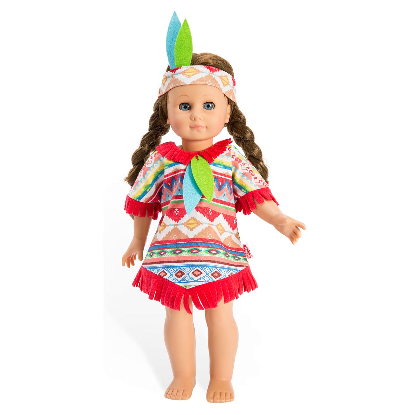 Puppen Indian Set Blue Springs, 28-35 cm