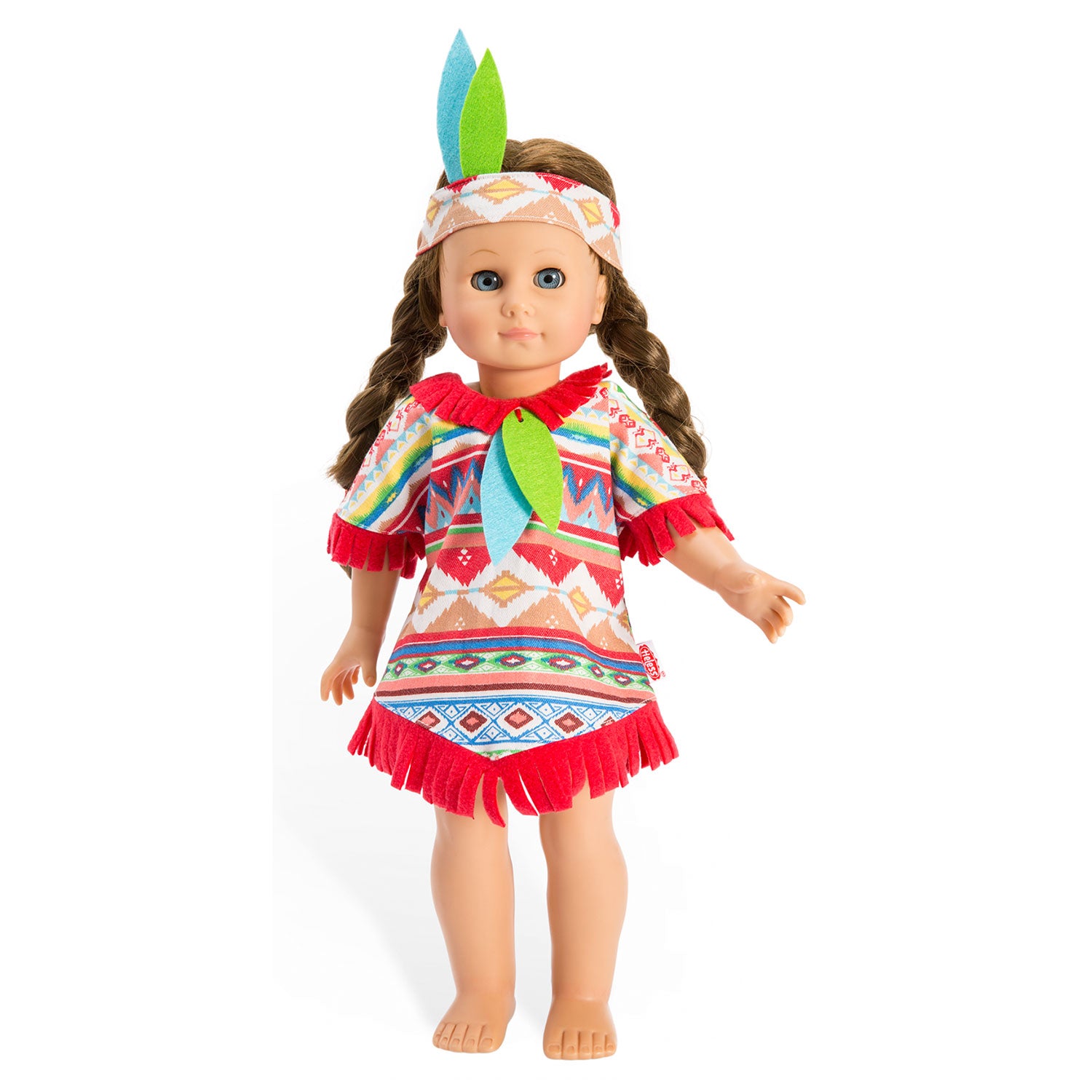 Puppen Indian Set Blue Springs, 28-35 cm