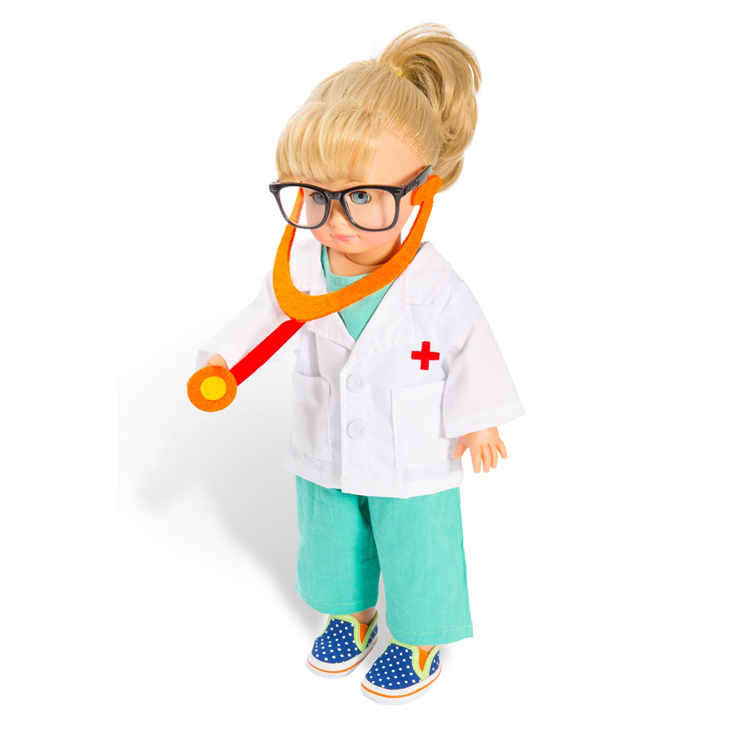 Heless Dolls Doctor Outfit mit Stethoskop, 28-35 cm