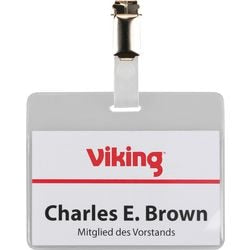 Clip-Abzeichen, 90 x 60 mm, 50 Stück