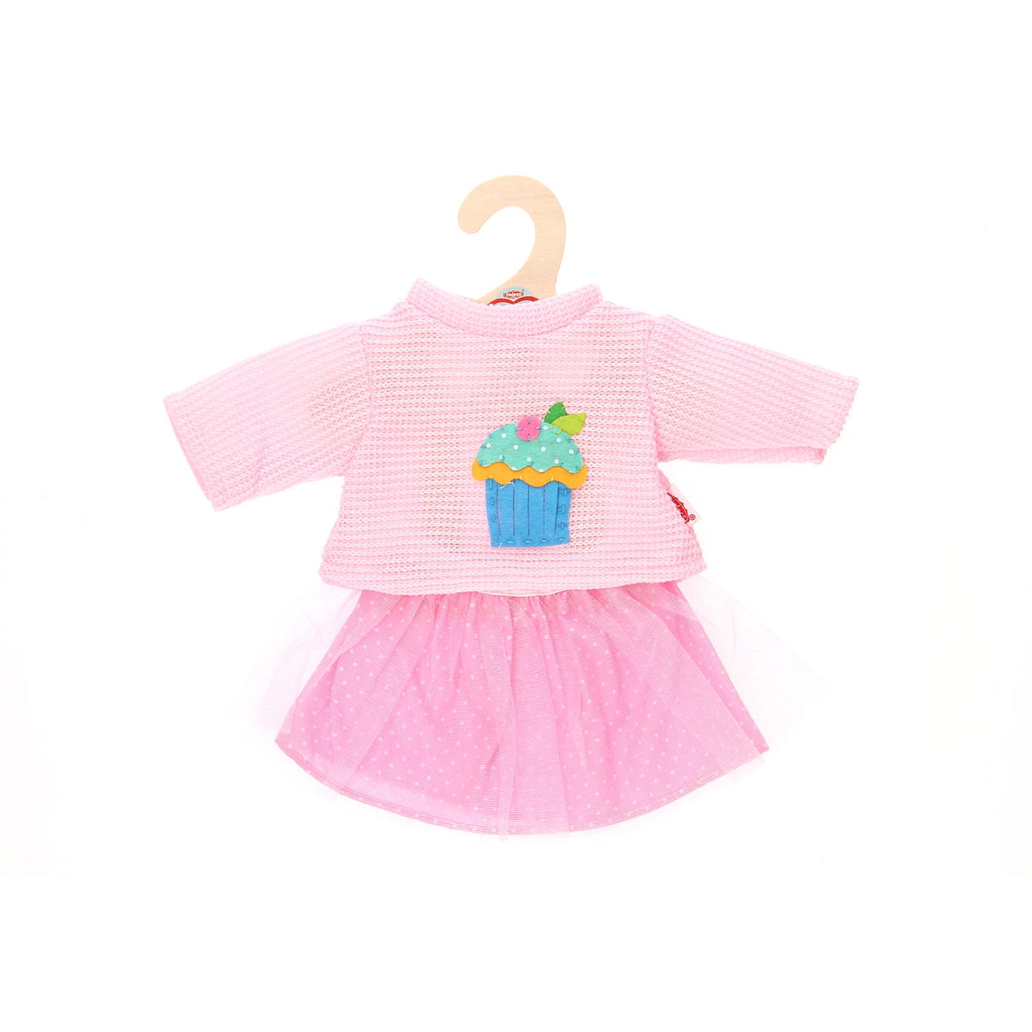 Puppenpullover mit Rock, 35-45 cm