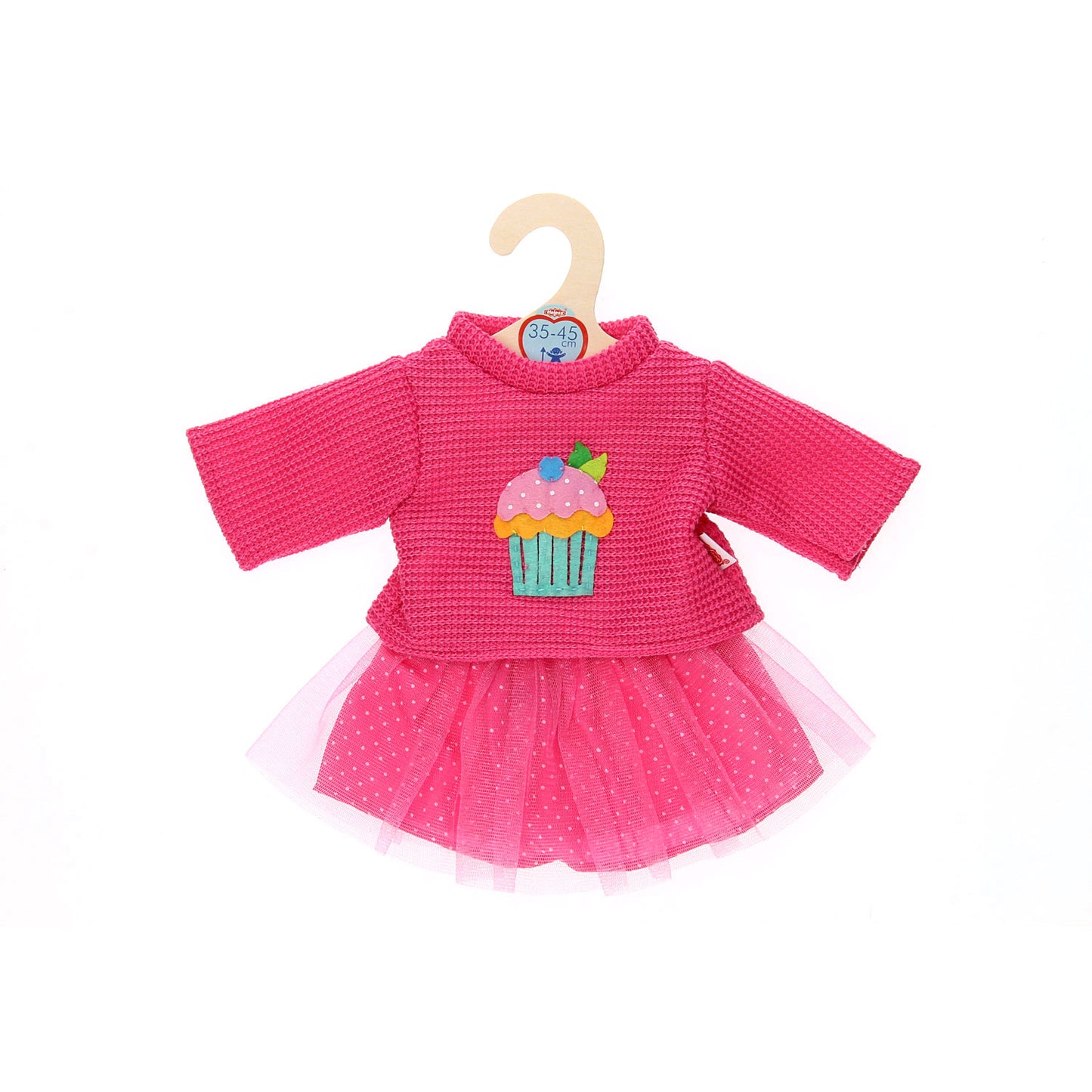 Puppenpullover mit Rock, 35-45 cm