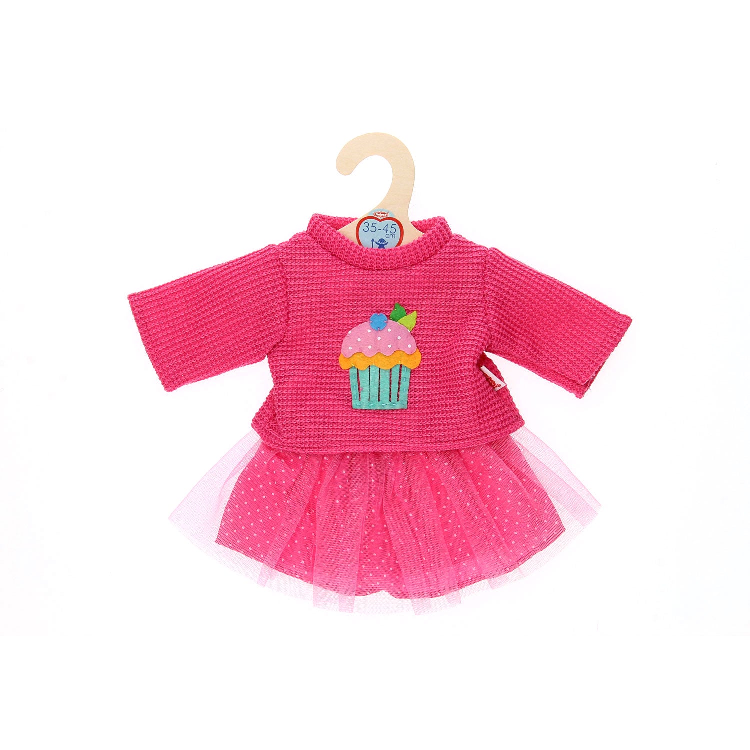 Puppenpullover mit Rock, 35-45 cm
