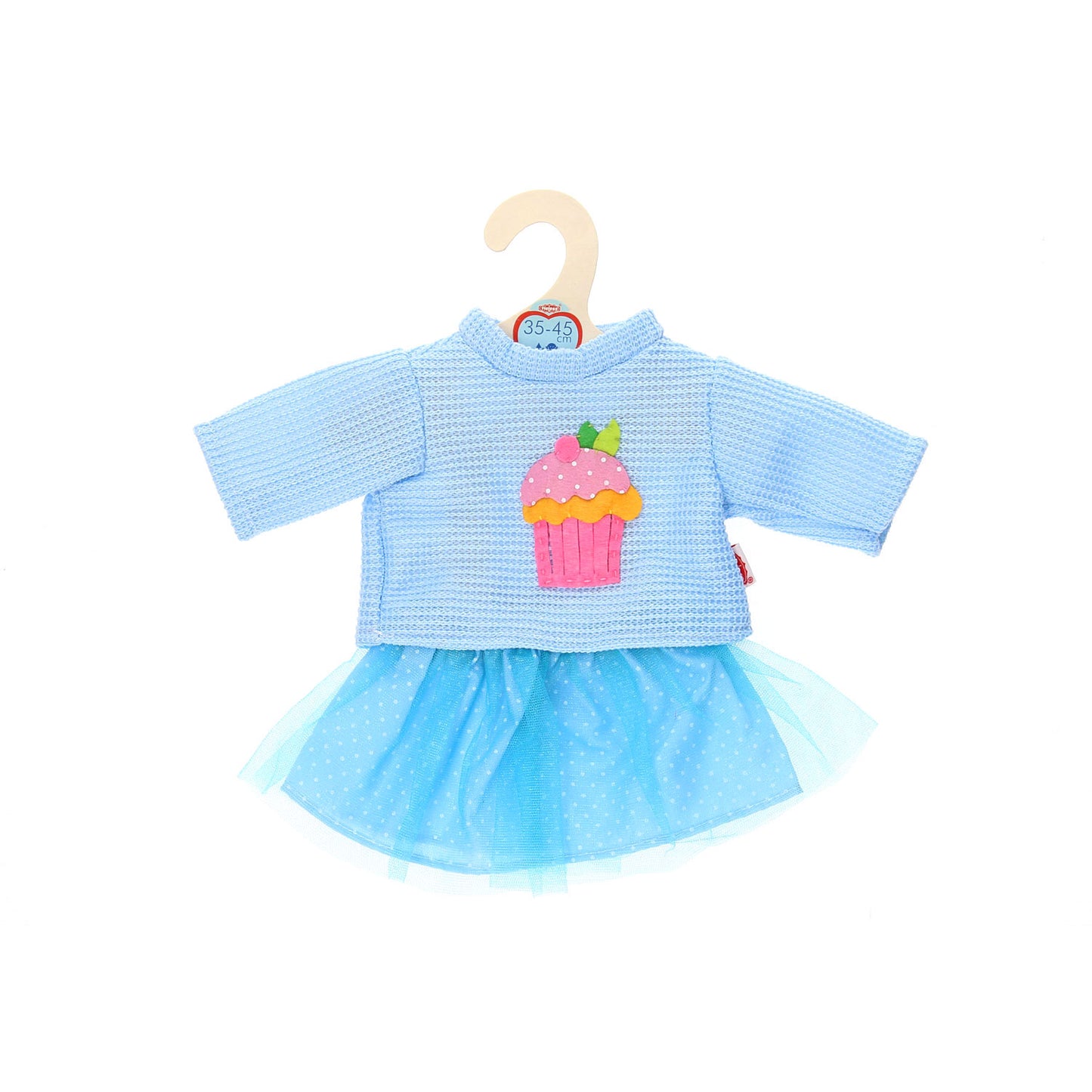 Puppenpullover mit Rock, 35-45 cm
