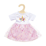 Puppenkleid Einhorn, 28-35 cm - afbeelding 1