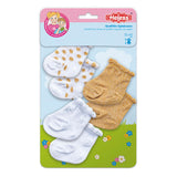 Heless Doll Socken Glitzer 3 Paare, 28-35 cm - afbeelding 2