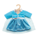 Puppenkleid-Eis-Prinzessin mit Umhang, 28-35 cm - afbeelding 3