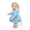 Puppenkleid-Eis-Prinzessin mit Umhang, 28-35 cm