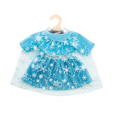 Puppenkleid-Eis-Prinzessin mit Cape, 35-45 cm - afbeelding 2