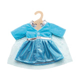 Puppenkleid-Eis-Prinzessin mit Cape, 35-45 cm - afbeelding 3
