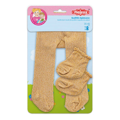 Dollsmaw mit Socken - Gold, 28-35 cm