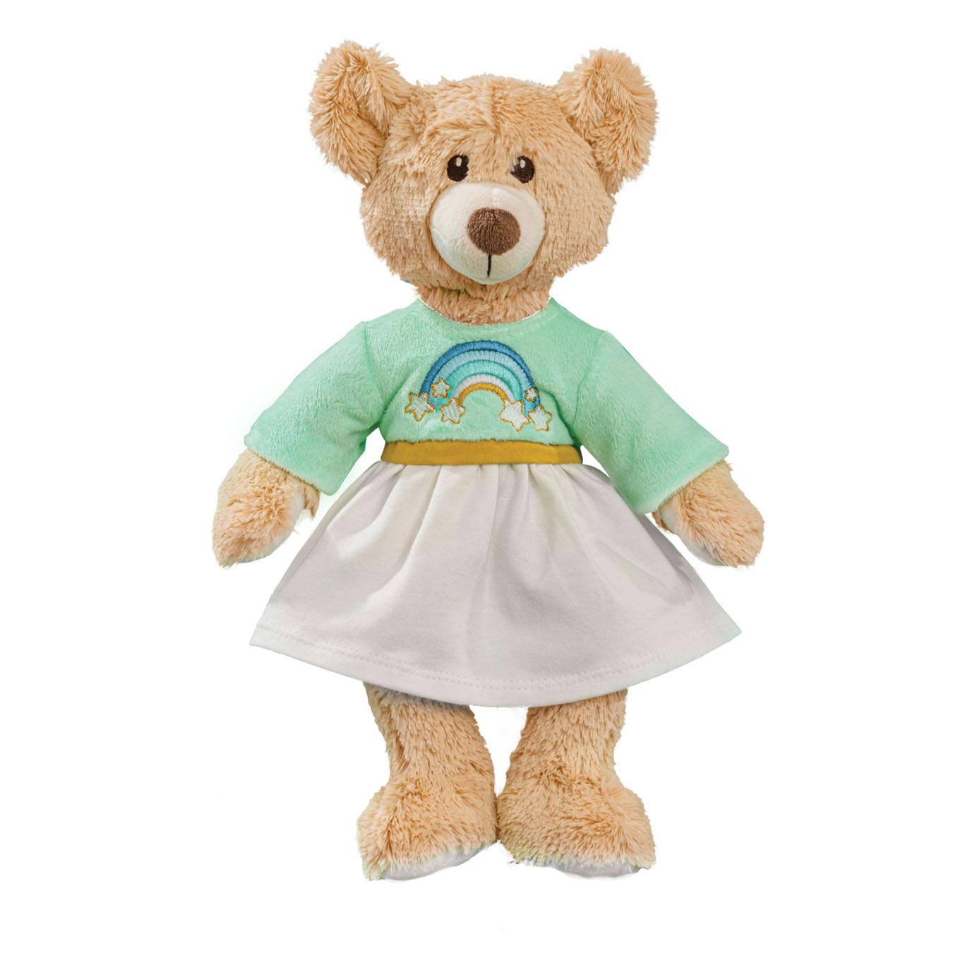 Puppenkleid Regenbogen, 35-45 cm