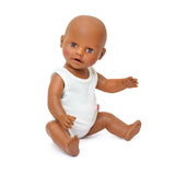 Puppe Underpants und Hemd weiß, 35-45 cm - afbeelding 2