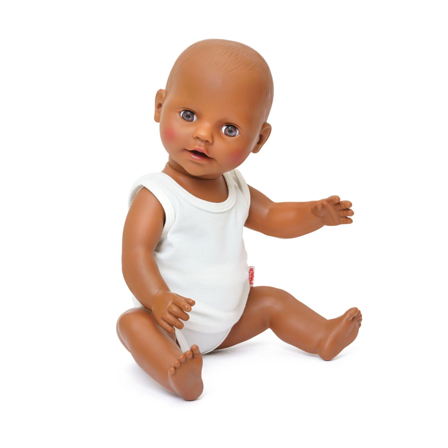 Puppe Underpants und Hemd weiß, 35-45 cm