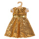 Puppenkleid Golden Star, 28-35 cm
