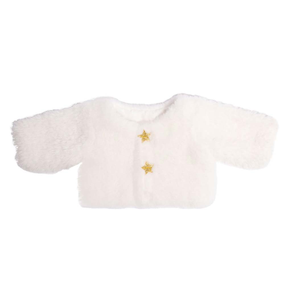 Puppenjacke Plüsch mit Rock, 28-35 cm