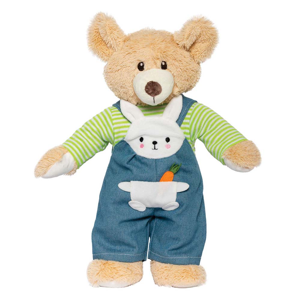 Dollshosen mit gestreiften Hemdhasen Lou, 35-45 cm