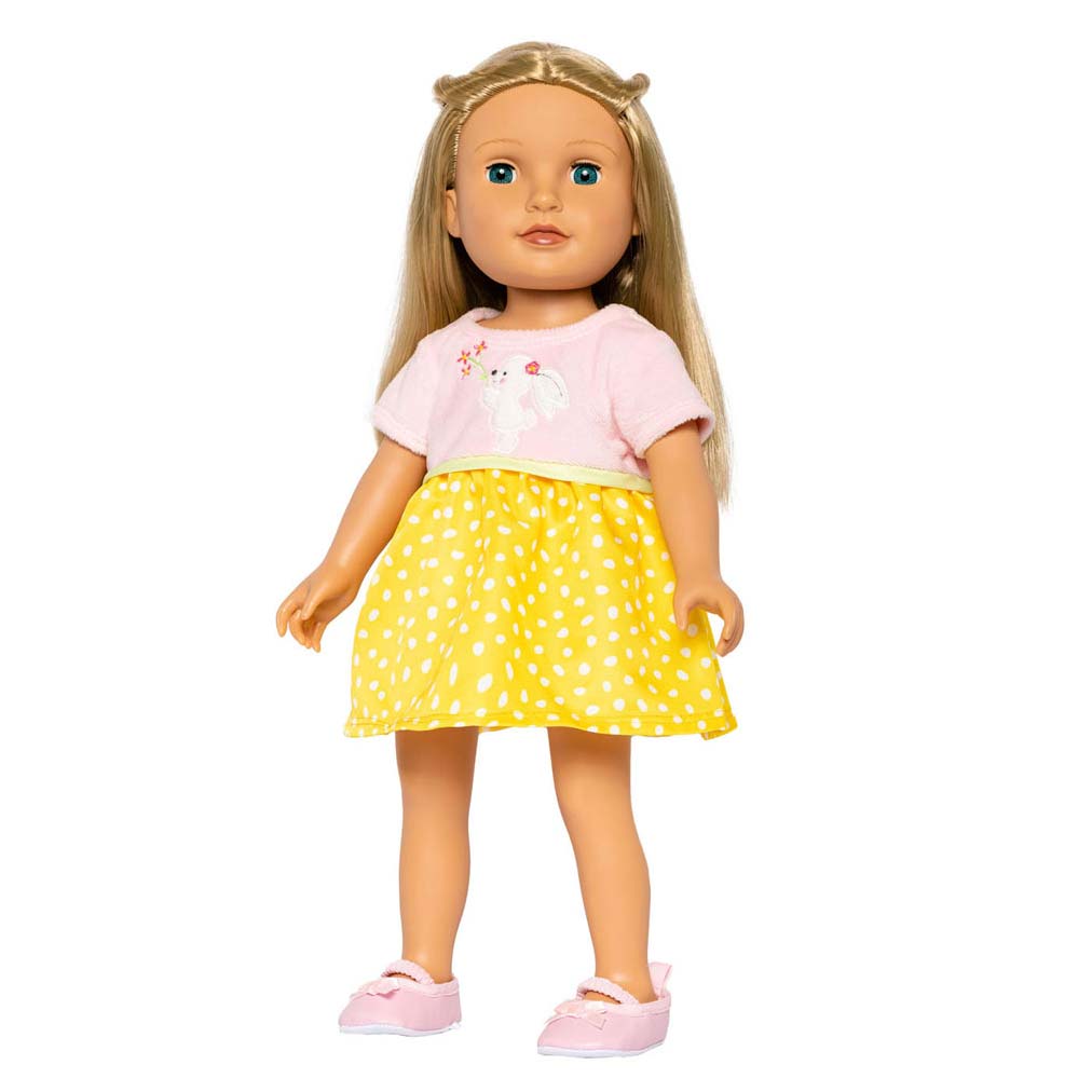 Puppenkleid Hase Lou, 35-45 cm