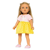 Puppenkleid Hase Lou, 35-45 cm - afbeelding 3