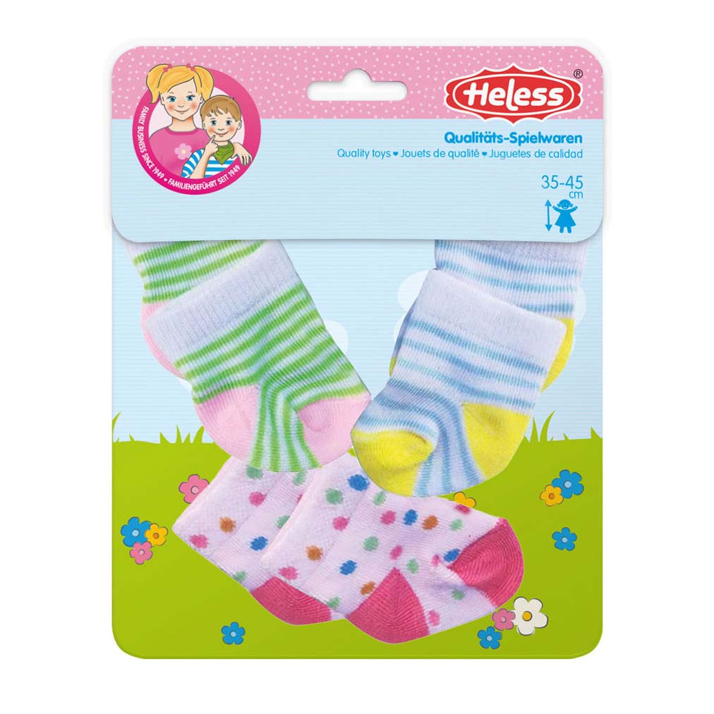 Puppen Sokkks 3 Paare, 28-35 cm