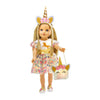 Heless Dolls Accessoires Glitter Unicorn Set, 38-45 cm