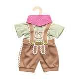 Heless Dolls Kleidung Lederhosen mit Hemd und Schal, 28-35 cm - afbeelding 1