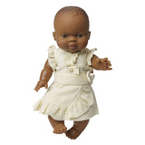 Heless Doll Wrap Rock Ecru mit Rüschen, 28-35 cm - afbeelding 5