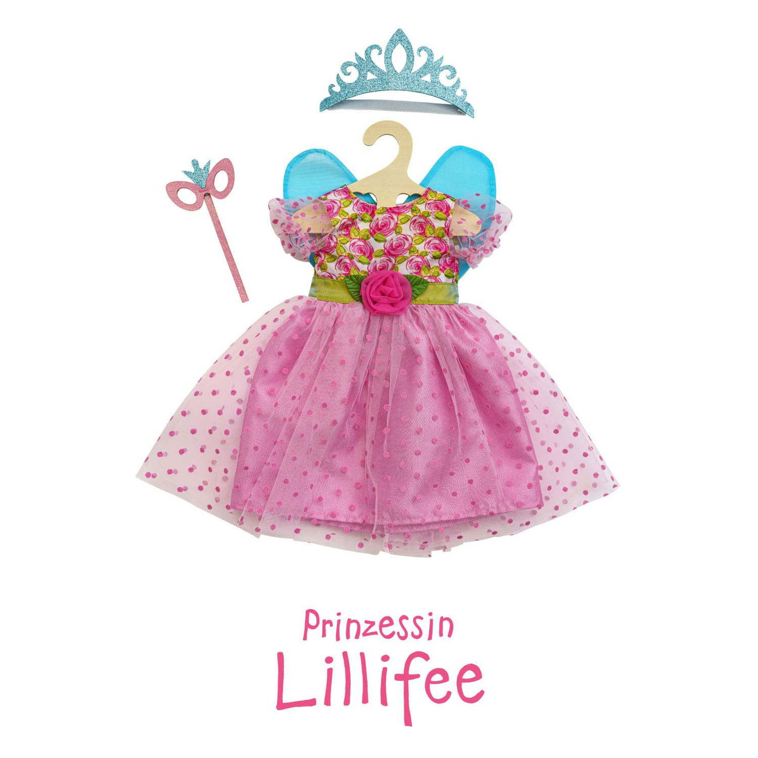 Heless Puppenkleid Prinzessin Lillifee Pink, 28-35 cm