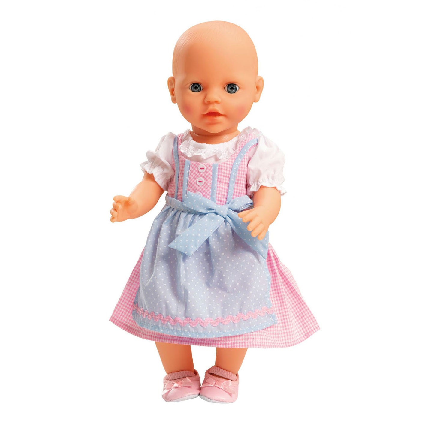 Heless Puppenkleid rosa und blau, 35-45 cm