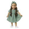 Heless Doll Kleid grün mit Rüschen, 35-45 cm