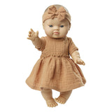 Heless Doll Kleid braun mit Rüschen, 35-45 cm - afbeelding 2
