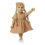 Heless Doll Kleid braun mit Rüschen, 35-45 cm - afbeelding 3