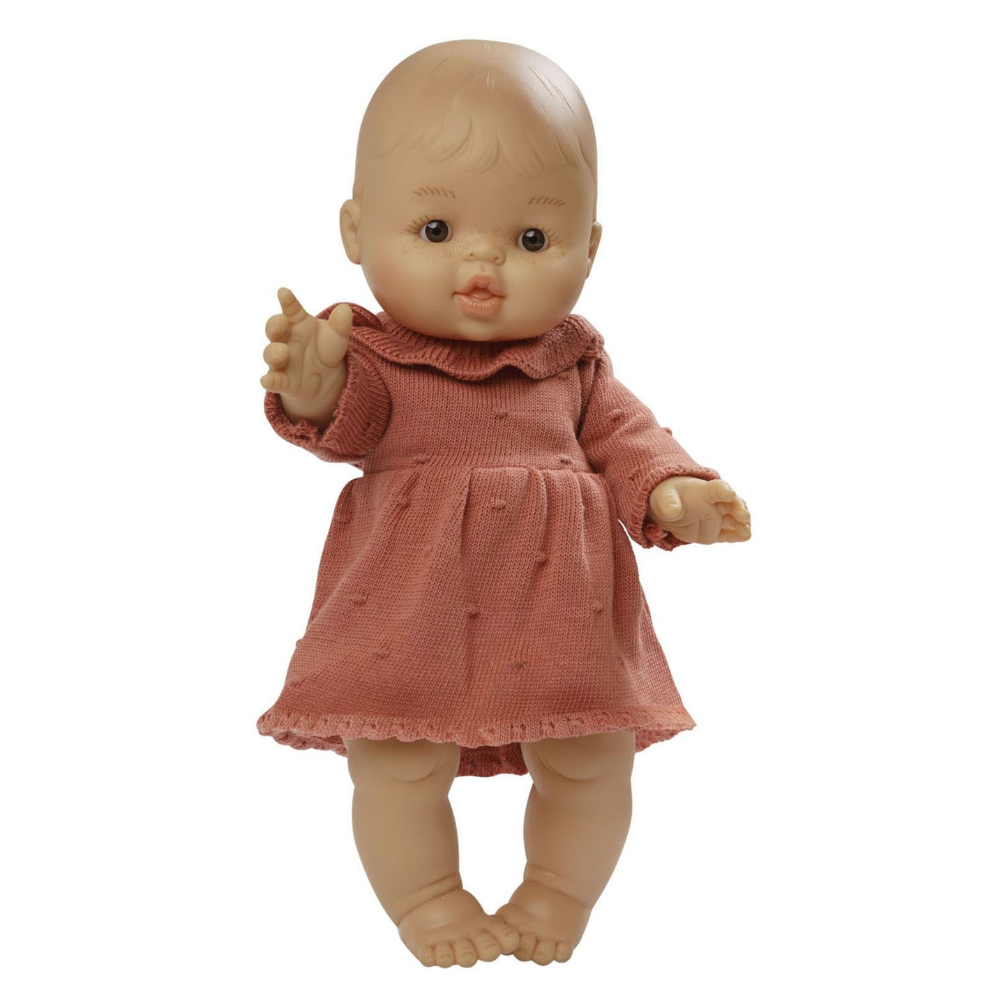 Heless Dolls Strickkleid Pfirsich, 35-45 cm