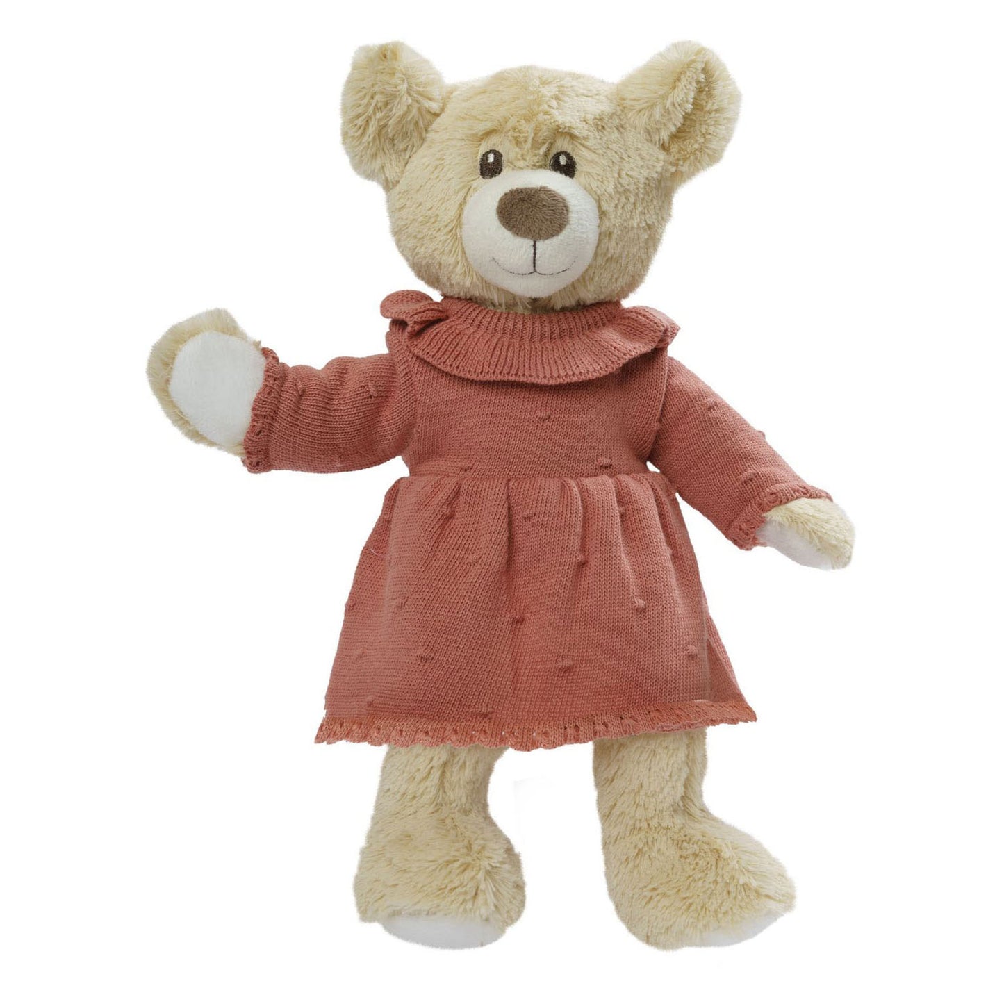 Heless Dolls Strickkleid Pfirsich, 35-45 cm